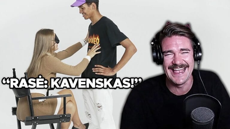 PALIESK ŽMOGŲ - ATSPĖK RASĘ (!?)